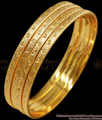 BR1464-2.6 Shining Gold Guarantee Bangles Design Set Of Four Gold Plated Jewelry  BR1464-2.6 Shining Gold Guarantee Bangles Design Set Of Four Gold Plated Jewelry