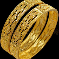 Gold Plated Bangles Chidambaram Gold Covering Bangles