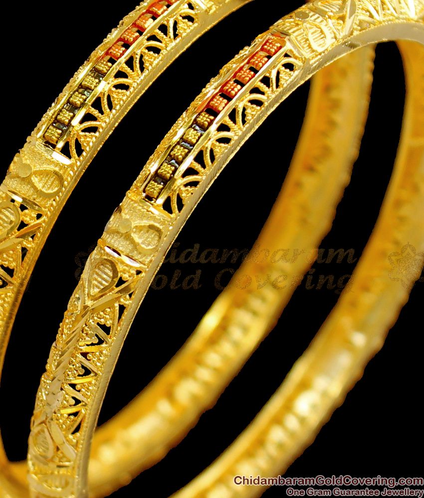 BR1469-2.6 Stunning Enamel Guarantee  Bangles Gold Plated Jewelry