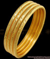 BR1487-2.6 Latest Daily Wear Gold Bangles For Ladies South Indian Jewelry Buy Online