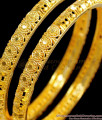 BR1494-2.4 Blooming Buds Real Gold Forming Pattern Unique Bangle Collections