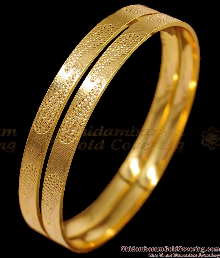 BR1502-2.4 Trendy Fancy Gold Bangles Collections Gold Plated Jewelry Shop Online