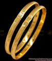BR1511-2.4 Fast Moving Plain Daily Wear Original Impon Gold Bangle Collections