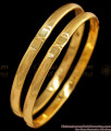 BR1511-2.8 Fast Moving Plain Daily Wear Original Impon Gold Bangle Collections