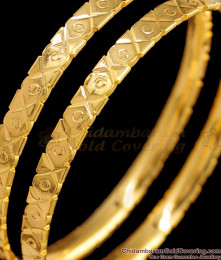 BR1514-2.8 Thick Daily Wear Original Impon Gold Bangle Collections From Chidambaram Gold Covering BR1514-2.8 Thick Daily Wear Original Impon Gold Bangle Collections From Chidambaram Gold Covering
