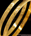 BR1515-2.8 Original Impon Gold Bangle Collections From Chidambaram Gold Covering