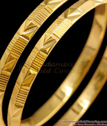 BR1516-2.8 Premium Original Impon Gold Bangle Collections From Chidambaram Gold Covering