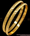 BR1517-2.8 Traditional Original Impon Gold Bangle Collections From Chidambaram Gold Covering