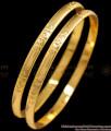 BR1518-2.6 Fast Moving Original Impon Gold Bangle Collections From Chidambaram Gold Covering