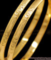 BR1518-2.6 Fast Moving Original Impon Gold Bangle Collections From Chidambaram Gold Covering