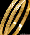 BR1518-2.8 Fast Moving Original Impon Gold Bangle Collections From Chidambaram Gold Covering