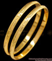 BR1519-2.4 New Arrival Original Impon Gold Bangle Collections From Chidambaram Gold Covering