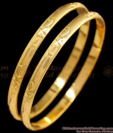 BR1519-2.6 New Arrival Original Impon Gold Bangle Collections From Chidambaram Gold Covering
