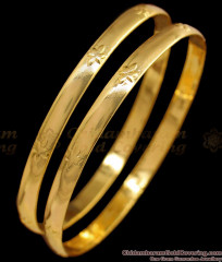 BR1520-2.4 Beautiful Plain Collection Original Impon Gold Bangle Designs BR1520-2.4 Beautiful Plain Collection Original Impon Gold Bangle Designs