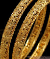 BR1570-2.8 New Pattern One Gram Gold Bangles For Daily Wear