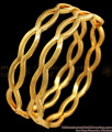 BR1572-2.6 New Zig Zag Pattern Impon Bangles For Party Wear