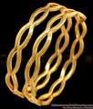 BR1572-2.2 New Zig Zag Pattern Impon Bangles For Party Wear