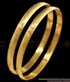 BR1573-2.6 Simple Wear Leaf Pattern Impon Bangles For Daily Wear