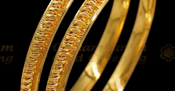 BR1589-2.4 Set of Two One Gram Gold Bangle Collections Shop Online