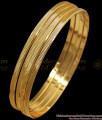BR1596-2.4 Simple Gold Bangles For Daily Wear Gold Plated Jewelry
