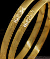 BR1598-2.10 Trendy Impon Design Gold Bangles For Daily Wear