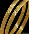 BR1598-2.4 Trendy Impon Design Gold Bangles For Daily Wear