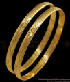 BR1599-2.8 Traditional Gold Plated Impon Bangles For Daily Wear