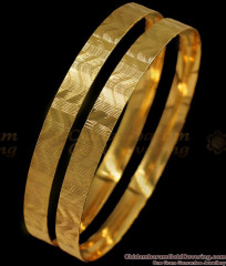 BR1606-2.6 Attractive Plain Gold Bangle Collections For Women Daily Use BR1606-2.6 Attractive Plain Gold Bangle Collections For Women Daily Use