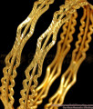 BR1610-2.6 Stunning Design Gold Plated Bangles For Daily Use