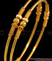 BR1611-2.8 Newly Arrival Design Gold Ball Bangles For Daily Wear