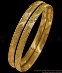 BR1620-2.4 Simple and Plain Gold Bangle Collections For Women Daily Use BR1620-2.4 Simple and Plain Gold Bangle Collections For Women Daily Use