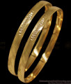 BR1628-2.6 Elegant Daily Wear Gold Bangles For Women