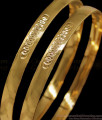 BR1628-2.8 Elegant Daily Wear Gold Bangles For Women