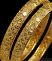 BR1629-2.8 South Indian Unique Gold Bangles Gold Plated Jewelry 