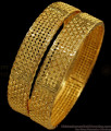 BR1630-2.4 One Gram Gold Kada Bangles For Function wear