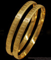 BR1631-2.6 Trendy Gold Bangles One Gram Gold South Indian Jewelry 