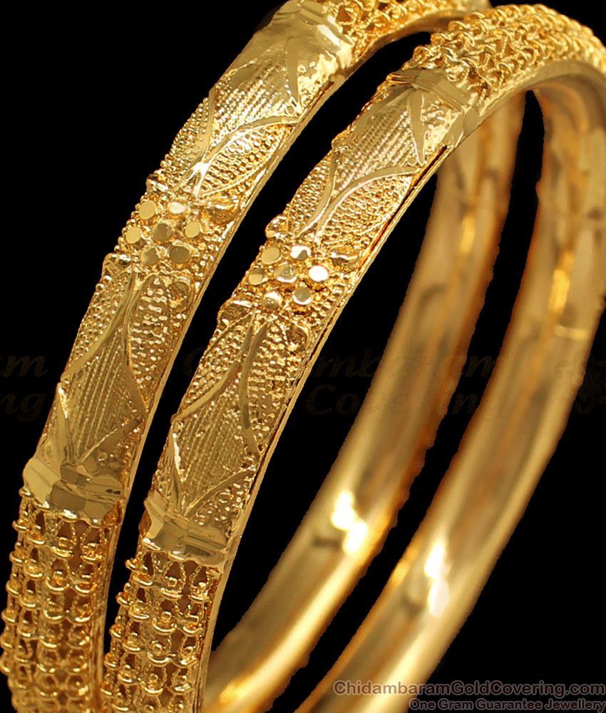 BR1632-2.8 Latest Gold Bangles For Womens Party Wear Collections