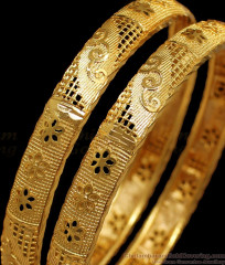 BR1633-2.8 New Gold Bangles For Womens Party Wear Collections BR1633-2.8 New Gold Bangles For Womens Party Wear Collections