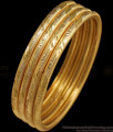 BR1636-2.6 Daily Wear Gold Bangles Set Of Four Womens Collection