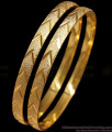 BR1637-2.4 Gold Plated Gold Bangles South Indian Jewelry Buy Online