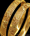 BR1639-2.6 Gold Kada Bangles For Womens Function Wear Collections