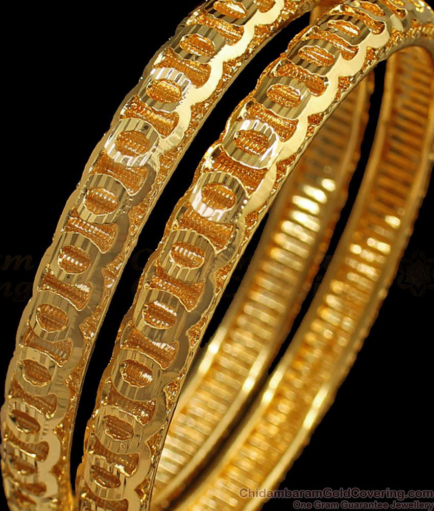BR1643-2.6 New Collection Gold Bangles For Womens Daily Wear Collections