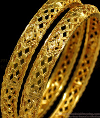 BR1645-2.6 One Gram Gold Bangles Daily Wear Collections For Womens BR1645-2.6 One Gram Gold Bangles Daily Wear Collections For Womens