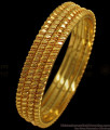 BR1651-2.6 Set Of Four daily Wear Gold Bangles 