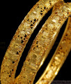 BR1652-2.4 Flower Pattern Gold Plated Bangles Daily Wear Collections BR1652-2.4 Flower Pattern Gold Plated Bangles Daily Wear Collections