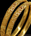 BR1653-2.8 Fast Moving Gold Plated Bangles Daily Wear Collections 