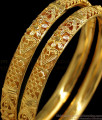 BR1653-2.6 Fast Moving Gold Plated Bangles Daily Wear Collections 