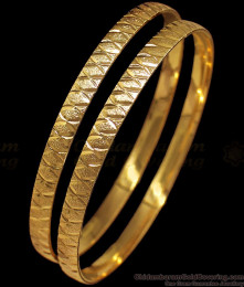 BR1567 2.8 Latest One Gram Gold Bangles For Daily Wear