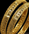 BR1658-2.4 Daily Wear Thick Gold Bangles South Indian Jewelry