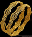 BR1659-2.4 Latest Design One Gram Gold Bangles For Daily Wear Collection